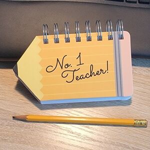 Bundle! Teacher Spiral Pencil Notepad + Checklist Notepad